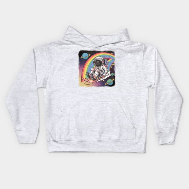 Huge Fan Of Space Both Outer And Personal. Kids Hoodie by alby store